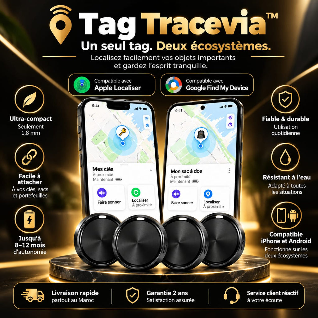 Pack 4 Trackers TRACEVIA